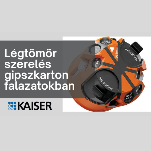 KAISER - Gipszkarton szerelvénydoboz akció